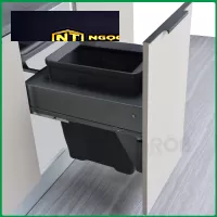 Thùng đựng rác ray âm giảm chấn C1A06-130, C1A06-140